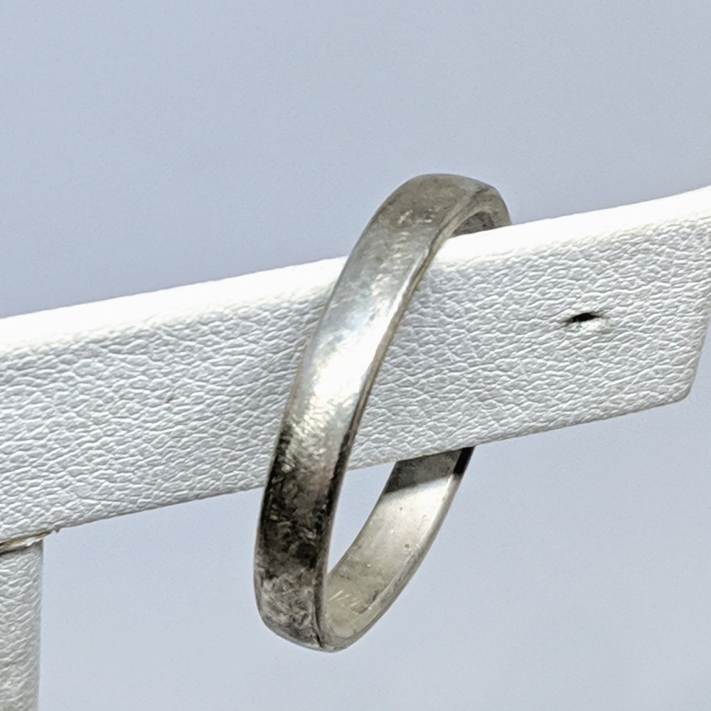 Handcrafted Sterling Silver Band Ring Size 9